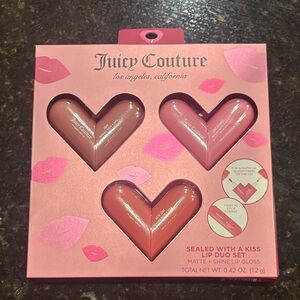 Juicy Couture Heart-Shaped Lip Gloss Trio